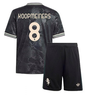 Juventus Teun Koopmeiners #8 Tredjetrøje Børn 2025-26 Kortærmet (+ Korte bukser)